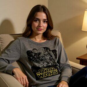 Classic Star Wars Lightweight Sweater - Medium | Cozy Fan Favorite